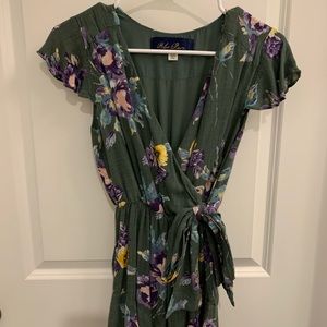 Green floral romper from Francescas